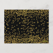 SurEnterprise Retirement Party Gold Black Balloons Briefkaart (Achterkant)