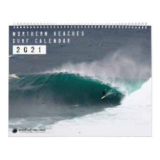 surf 2021 Noordelijke stranden Kalender