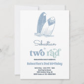 Surf 2de verjaardag van het moderne Surf van de Tw Kaart (Voorkant)