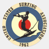 surf-3 ronde sticker (Voorkant)