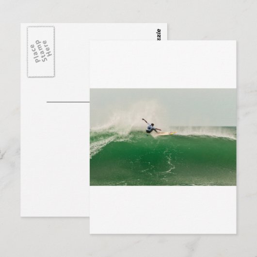 Surf à Biarritz Briefkaart (Voorkant / Achterkant)