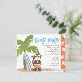 Surf aap kaart (Staand voorkant)