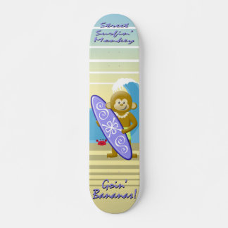 Surf aap persoonlijk skateboard