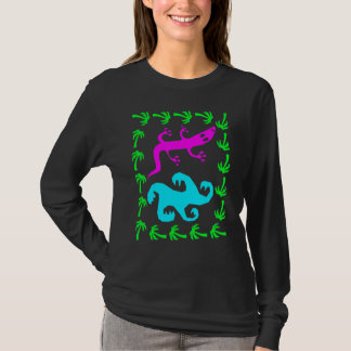 Surf Abstract  Surf Draag 80s Retro Grafisch T-shirt