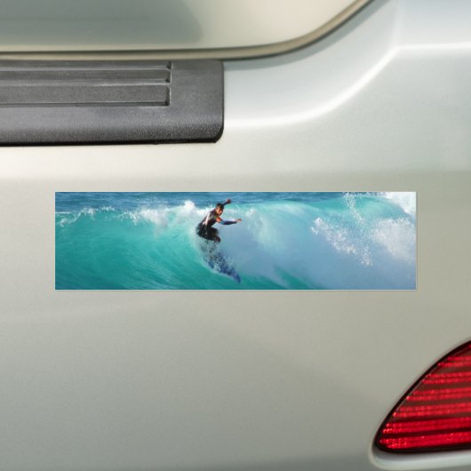 Surf Achtergrond Bumperstickers (Op auto)