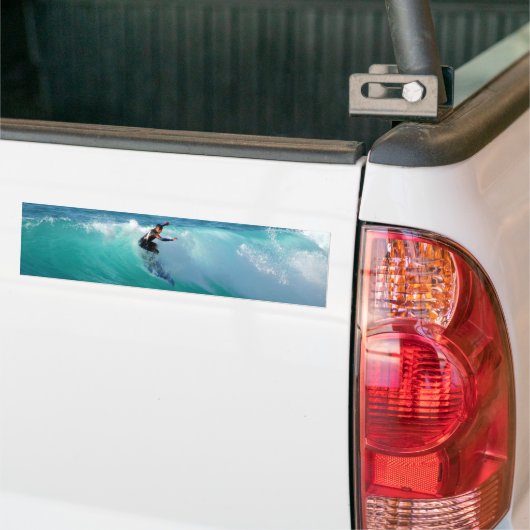 Surf Achtergrond Bumperstickers (Op Truck)