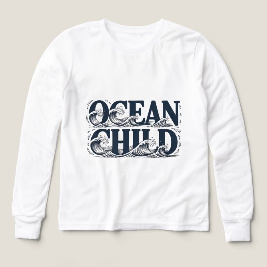 Surf Aesthetic Ocean Child Wave Graphic (Voorkant)