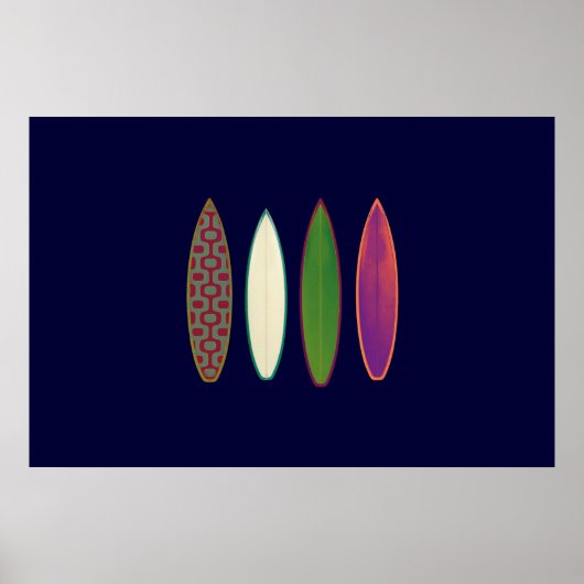 surf afdrukken voor muren poster (Voorkant)