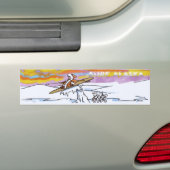 Surf Alaska-bumpersticker Bumpersticker (Op auto)