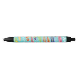 Surf Aloha Surfboard Patroon Zwarte Inkt Pen