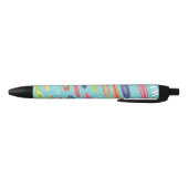 Surf Aloha Surfboard Patroon Zwarte Inkt Pen (Bodem)