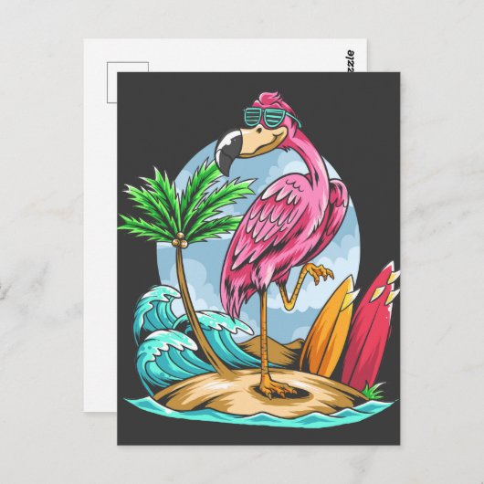 Surf als een Mingo! Briefkaart (Voorkant / Achterkant)