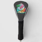 Surf als een Mingo! Golf Head Hoesje Golfheadcover (Voorkant)