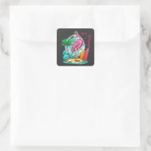 Surf als een Mingo! Sticker (Tas)