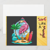 Surf als een Mingo! Wenskaart Bedankkaart (Voorkant / Achterkant)