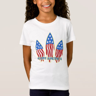 Surf Amerika Meisjes T-shirts