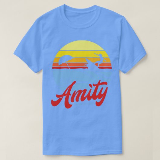Surf Amity Island T-shirt (Design voorkant)