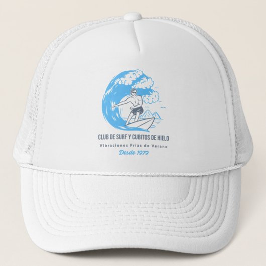 Surf and Ice Cube Club Trucker Pet (Voorkant)