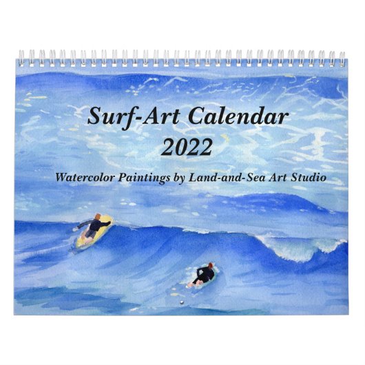 Surf-Art de Kalender van de Schilderijen van de Wa (Hoes)