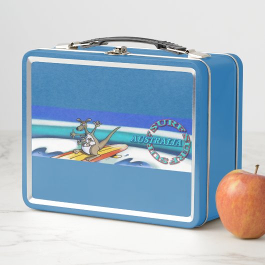 Surf Australië blauwe lunchbox (In situ)