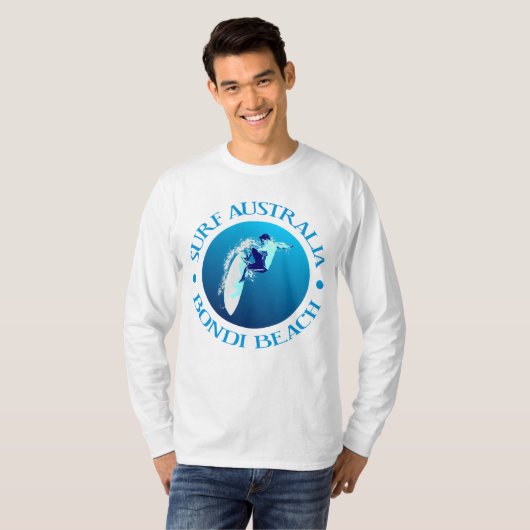 Surf Australië (Bondi) T-shirt (Voorkant volledig)