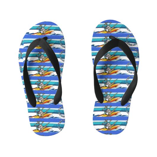 Surf Australië peuter teenslippers (Voetbed)