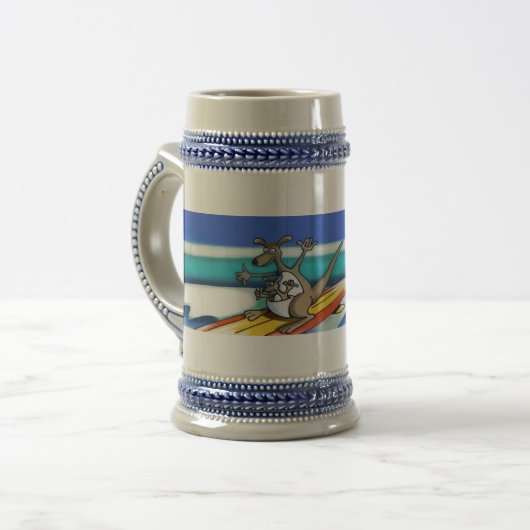 Surf Australië stein Bierpul (Voorkant links)