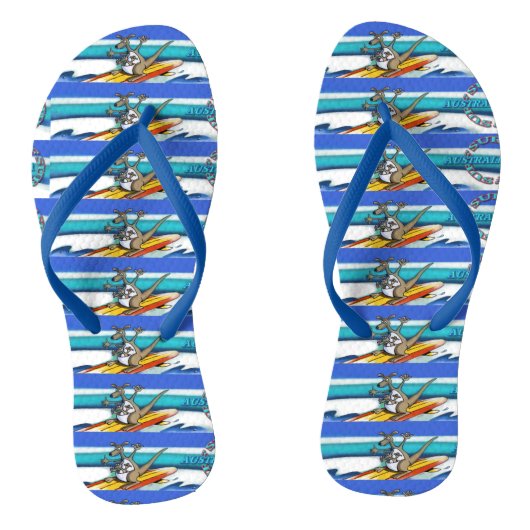 Surf Australië teenslippers (Voetbed)