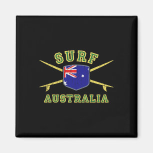 Surf Australië Vintage Surfboards Aussie Vlag Surf Magneet
