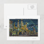 Surf Avenue Uitzicht Luna Park Entrance Briefkaart (Voorkant / Achterkant)