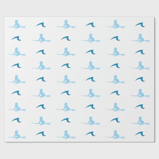 Surf Baby inpakpapier (Vlak)