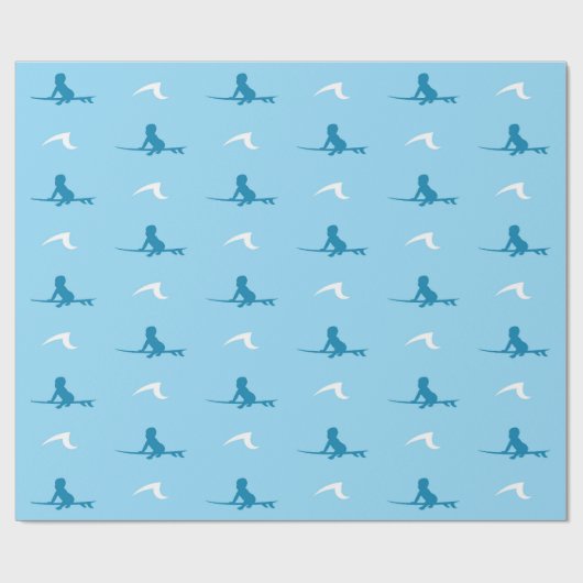 Surf Baby inpakpapier (Vlak)