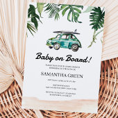 Surf Baby Shower Kaart