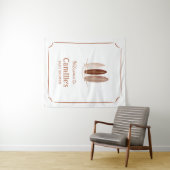 Surf Baby Shower Welkom Bordkaart Wandkleed (In Situ (horizontaal))