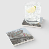 Surf Bar, Folly Beach, South Carolina Onderzetter (Zijkant)