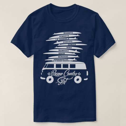 SURF BASQUE LAND T-SHIRT (Design voorkant)
