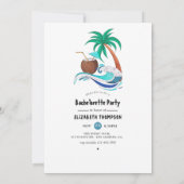 Surf Beach Bachelorette Kaart (Achterkant)