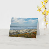 Surf Beach California Kaart (Gele Bloem)