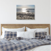 Surf Beach, Carlsbad, Californië Canvas Afdruk (Insitu (Slaapkamer))