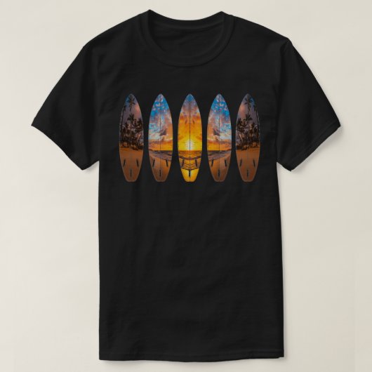 Surf beach Vacation Surfing Lover Surfer Su T-shirt (Design voorkant)