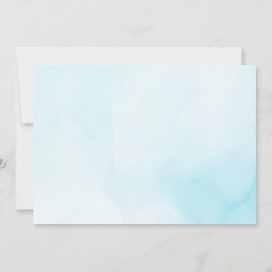 Surf Beach Verjaardagsfeestfoto Dank u kaart (Achterkant)