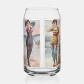 Surf Beauties Blikvorm Glas (Links)