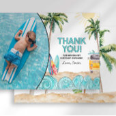 Surf Birthday - dank je wel Kaart