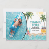 Surf Birthday - dank je wel Kaart (Voorkant)