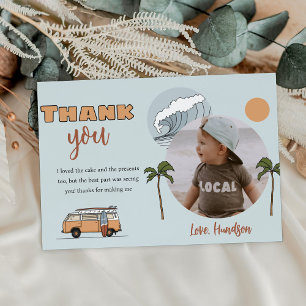 Surf - Birthday - foto - bedankt - kaart