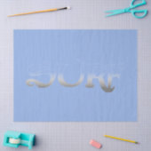 Surf blauw fade tissue papier (Craft)