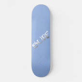 Surf blauw gekanteld skateboard (Voorkant)