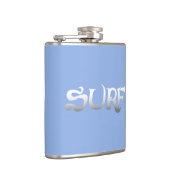 Surf blauw omwikkelde kolf heupfles (Rechts)