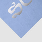 Surf blauw tissuepapier (Detail)