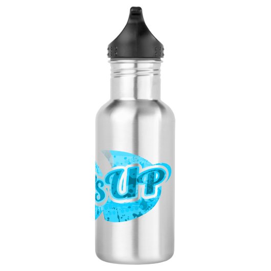 Surf blauw waterfles  (Rechts)